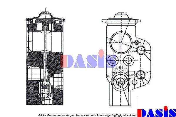 AKS DASIS Расширительный клапан, кондиционер 840065N